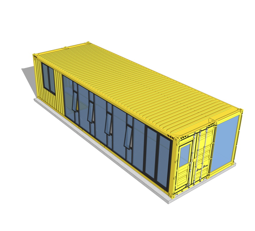 集裝箱移動廚房，可移動住人辦公室，集裝箱活動房屋004