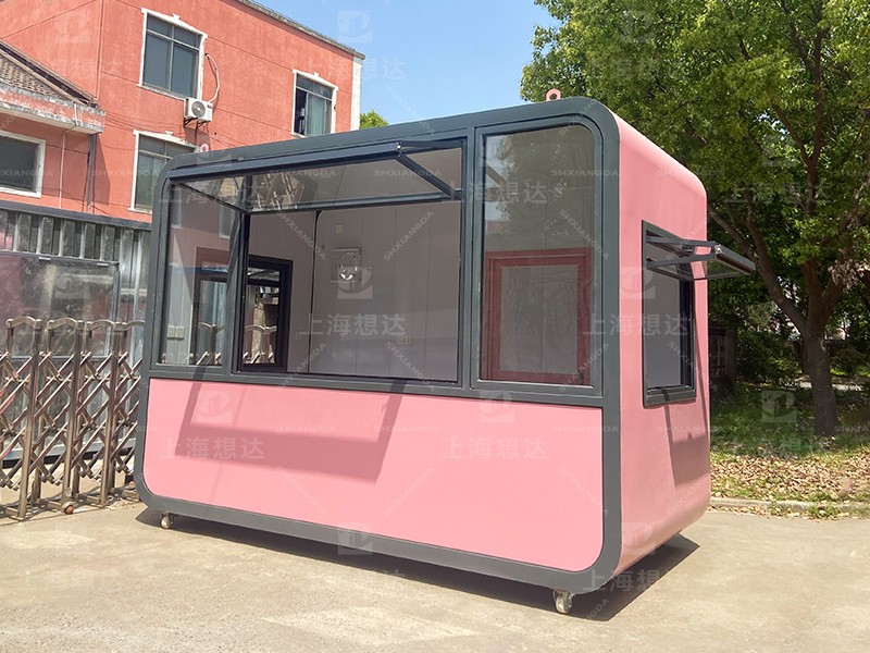 蘋果艙可移動(dòng)售賣商品屋網(wǎng)紅小吃街特色食品店