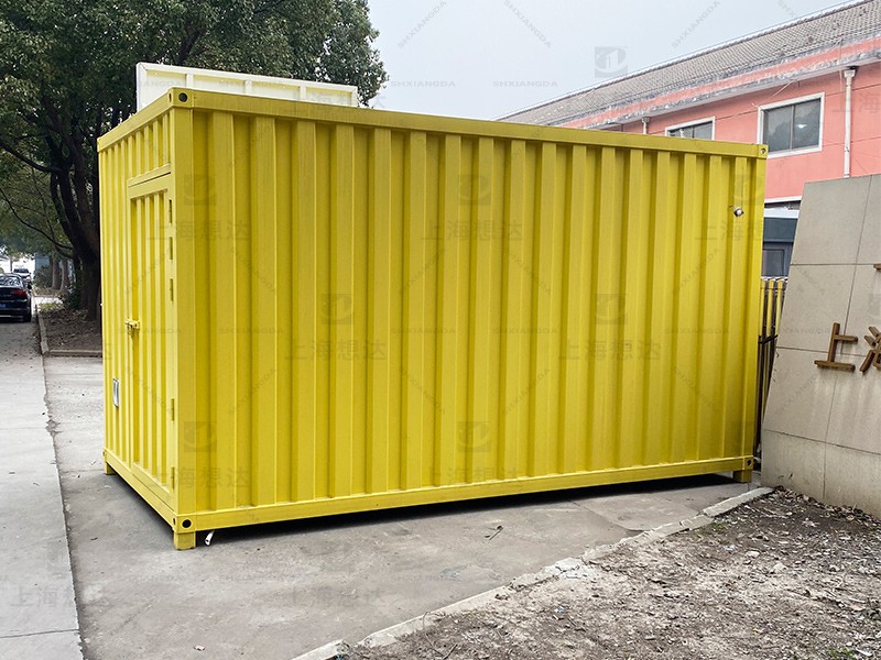 明黃色集裝箱售賣(mài)亭02