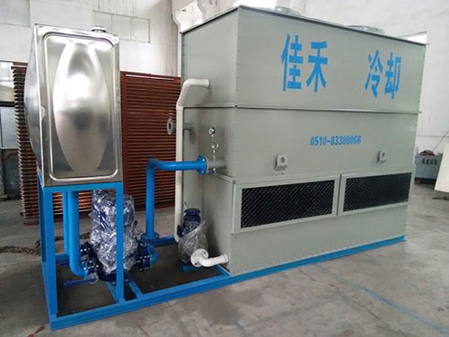 封閉式冷卻塔是由哪些配件組合而成的？